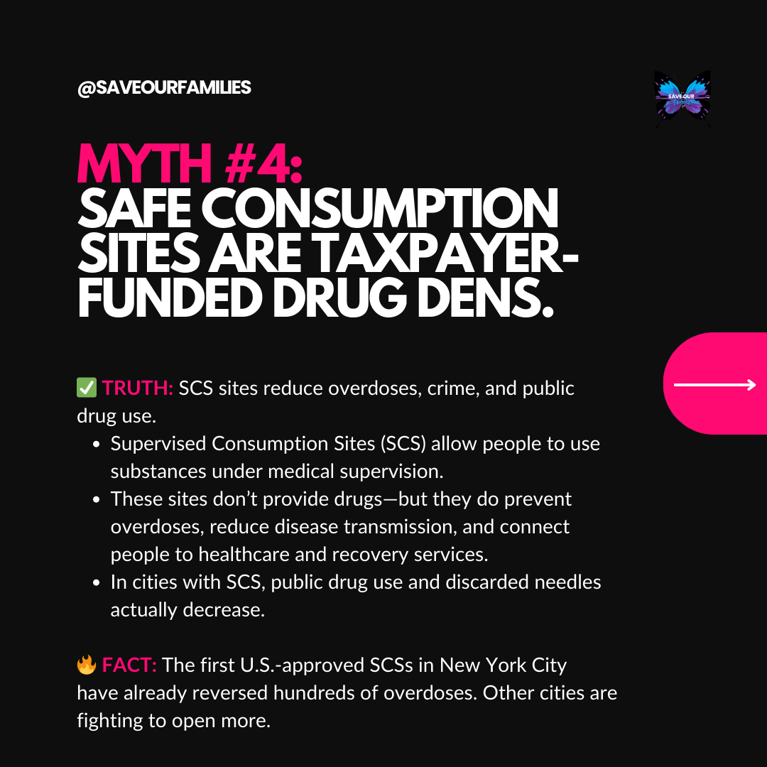Myth #4: Supervised Consumption Sites Increase Crime